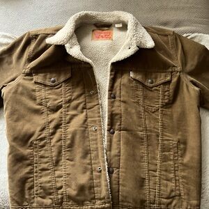 LEVI’S TYPE III CORDUROY SHERPA TRUCKER JACKET